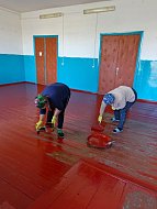 В Полтавке завершили ремонт в клубе и библиотеке