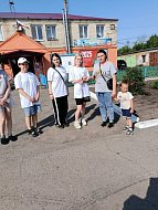 В Святославке молодежь провела патриотическую акцию