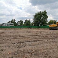 В Самойловке начались работы для установки хоккейной площадки