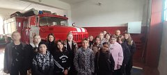 Святославкие школьники побывали в гостях у спасателей