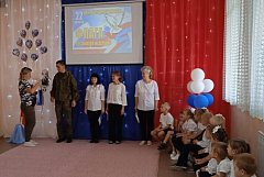 Защитник Отечества посетил детский сад