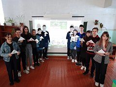 Ольшанские школьники написали письма воинам-землякам
