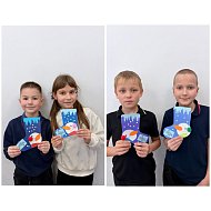 Новогодние «валенки» сделали юные «Креативщики»