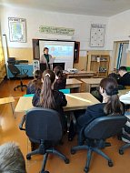 Урок Мужества прошел в Благовещенской школе