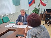 Прием провел куратор района