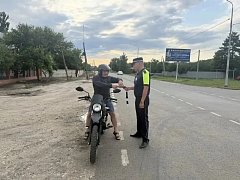 В Самойловском районе сотрудники Госавтоинспекции провели профилактическую акцию «Двухколесный транспорт!» 