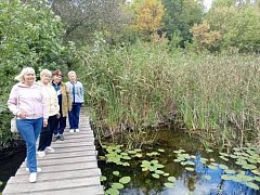 Самойловские пенсионеры прошли «полезный маршрут»