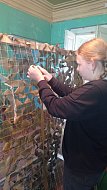 Школьники из Благовещенки учились плести маскировочные сети