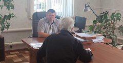 Глава сельского поселения провел прием граждан
