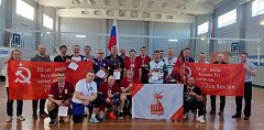 Спортивный матч в честь дня Победы