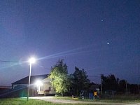 На улицах Ольшанки установили уличные фонари