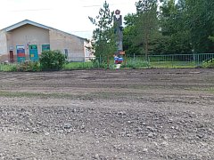 В Низовке ремонтируют участок дороги
