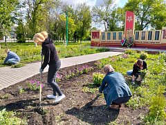 В селе Полоцком прошла акция «Мир, благородство»