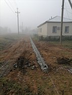 В Самойловке продолжается строительство тротуаров