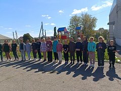 В Полтавке прошел легкоатлетический кросс среди школьников