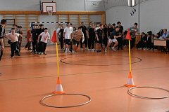 В Самойловской средней школе прошли соревнования среди старшеклассников