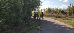 Сельчане навели порядок на улице Черемушки