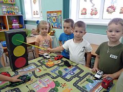 Дошкольники из «Березки» изучили Правила дорожного движения