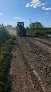 В Полтавке проводят ремонт внутрипоселковых дорог