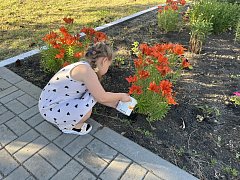 Патриотическая акция «Цветы для Героев» прошла в Краснознаменском