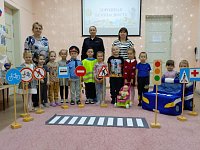 Дошкольники узнали о безопасности дорожного движения