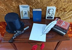 В Полтавской библиотеке работает выставка, посвященная А.С. Пушкину