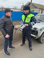 Сотрудники балашовской ГАИ провели профилактическую акцию «Безопасная дорога зимой»