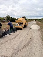 В Воронино ремонтируют дорогу в центре села