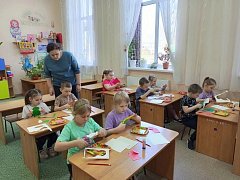 Дошкольники изготовили поделки к Вербному воскресенью