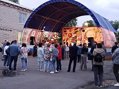Перед сельчанами выступили артисты из Москвы