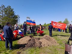 Останки погибшего бойца вернулись на малую родину