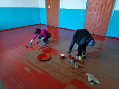 В Полтавке завершили ремонт в клубе и библиотеке