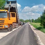 В с. Ольшанке завершают ремонт дороги 