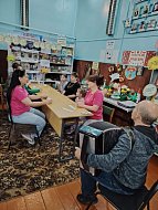 В Залесянской библиотеке прошел Час семейного общения