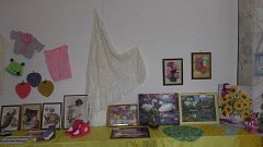 В районном Доме культуры работает выставка мастеров декоративно-прикладного искусства Самойловского района