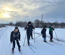 Красавские школьники открыли лыжный сезон