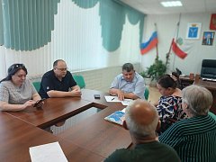 Глава района провел прием членов семей участников СВО