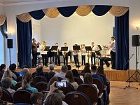 Воспитанники ДШИ р.п. Самойловки участвовали в областном фестивале духовных и ударных инструментов