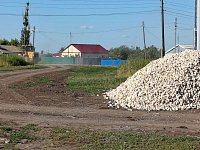 В Полтавке проводят ремонт внутрипоселковых дорог