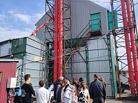 Побывав на мехтоку, школьники узнали, как зерно готовят к хранению