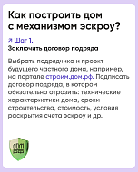 В наших карточках рассказываем как работает механизм эскроу в ИЖС