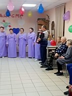 Ансамбль ветеранов «Любава» побывал с концертом в Красавском Доме-интернате