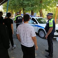 Сотрудники Госавтоинспекции провели познавательный урок для учащихся Криушанской школы