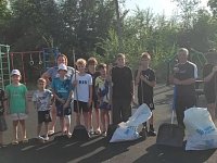 Депутаты сельского Совета провели субботник на детской площадке