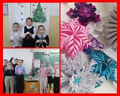 Орлята России из Святославки сделали «Добрые снежинки» для Красавского дома-интерната