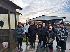 Полтавские школьники встретились с тружениками сельского хозяйства