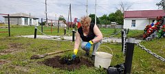 В Полтавке продолжается благоустройство