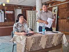 Прошел сход граждан в п. Краснознаменский