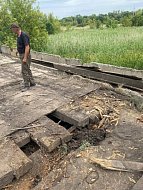 В с. Воздвиженке отремонтировали мост