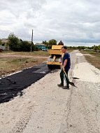 В Воронино ремонтируют дорогу в центре села